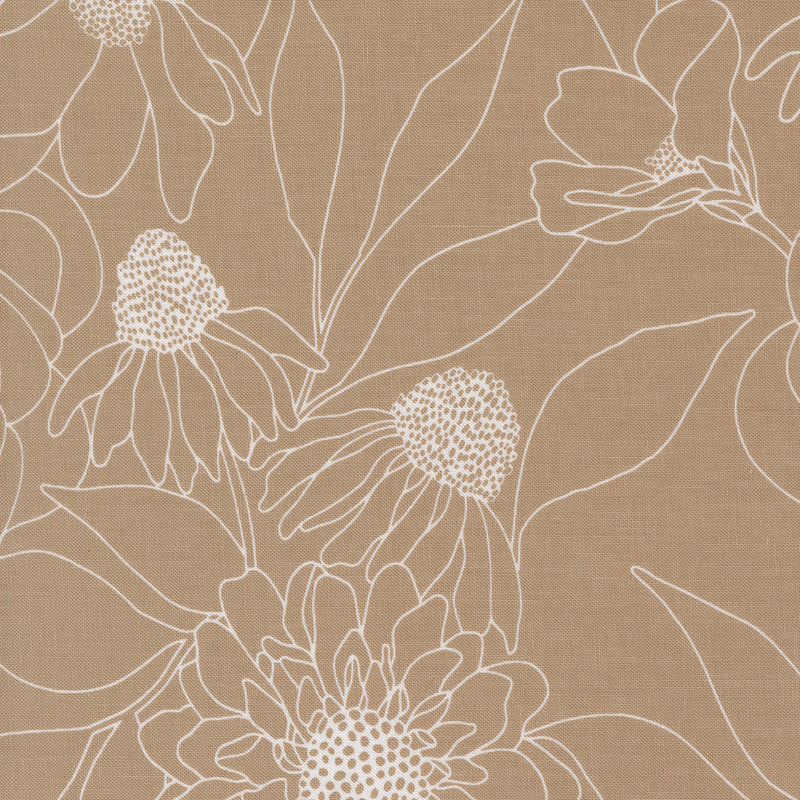 Etched Floral in Earth | Botany