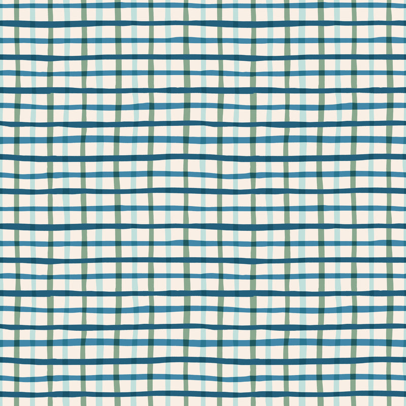 *Coming Soon*  Retro Plaid in Blue and Green | Camp Canine