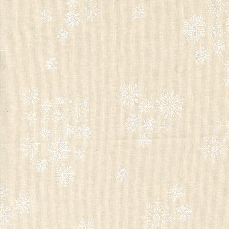 Snowflake Fall in Natural White | Cozy Wonderland