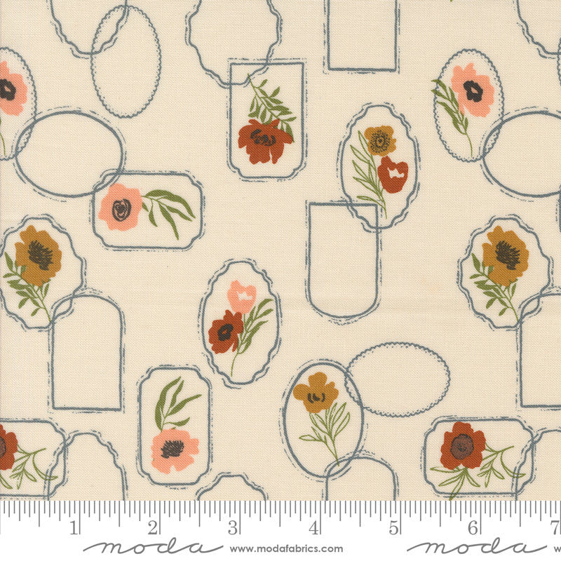 * Coming Soon *  Floral Cameo in Eggshell | Foraged, Found, & Hand Me Down