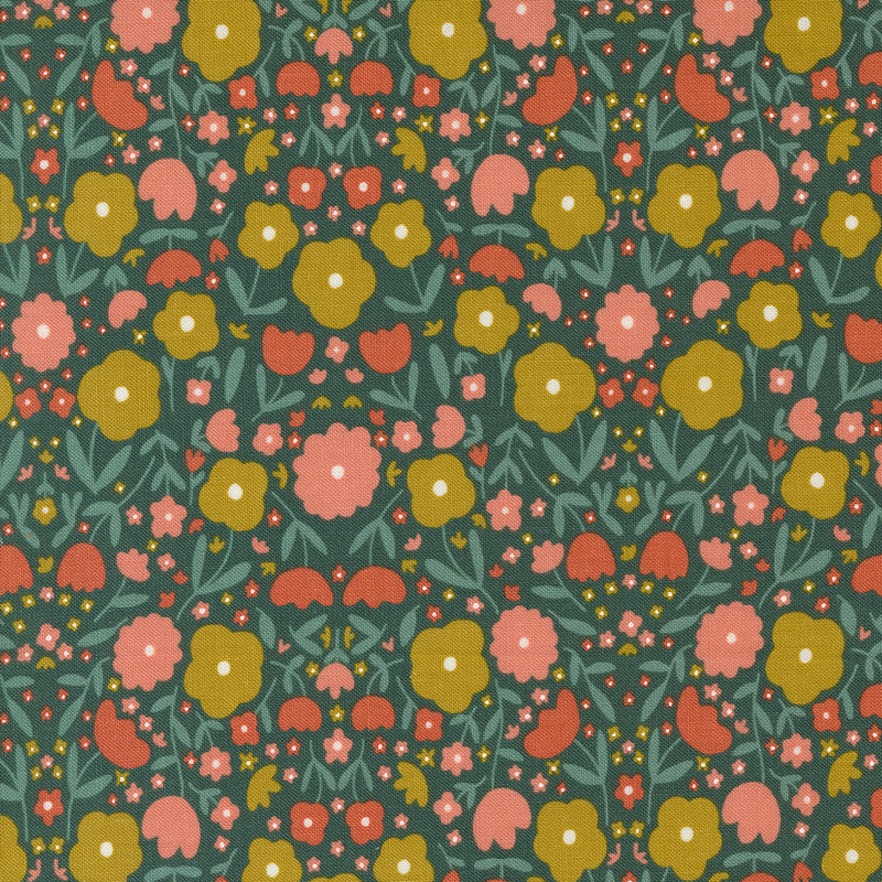 Peppy Petals in Spruce | Imaginary Flowers