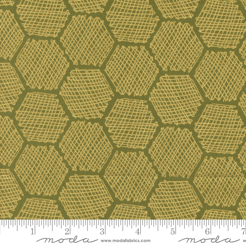 Honeycomb in Metallic Ivy | Bee Garden