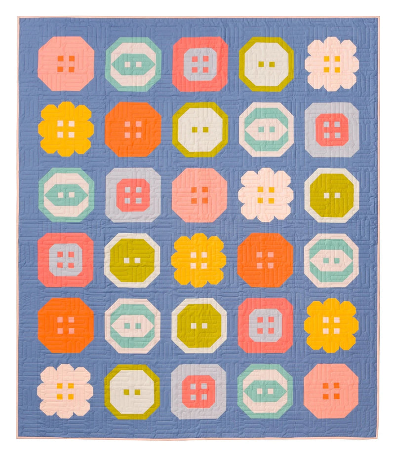 Buttoned Up Quilt | Paper Pattern