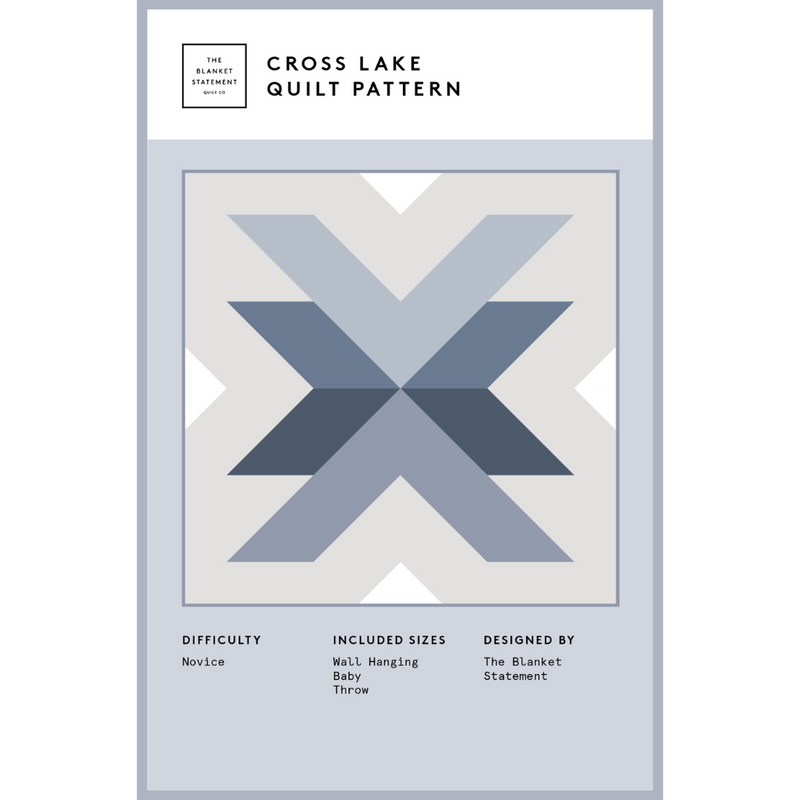 Cross Lake Quilt | Paper Pattern