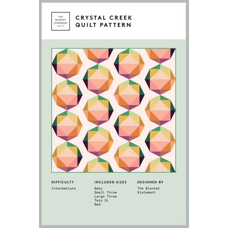 Crystal Creek Quilt | Paper Pattern