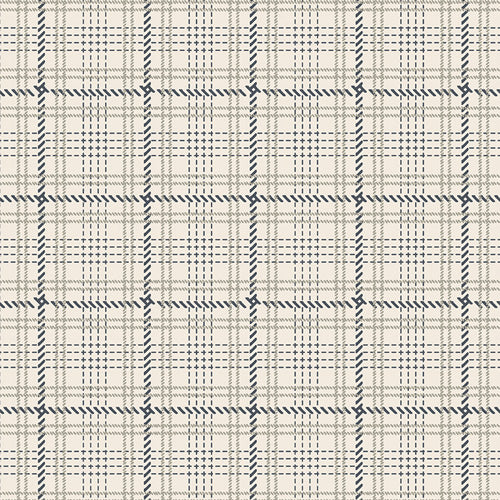 ** Coming Soon ** Crosshatch Plaid in Oatmilk | Highlands Flannel