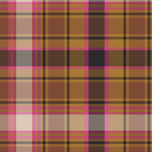 ** Coming Soon ** Chevron Plaid in Toffee | Highlands Flannel