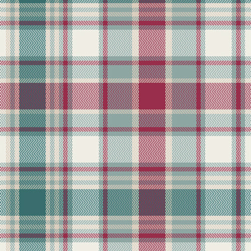 ** Coming Soon ** Chevron Plaid in Eucalyptus | Highlands Flannel