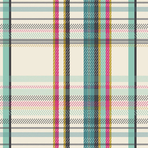 ** Coming Soon ** Sketch Plaid in Tealberry | Highlands Flannel