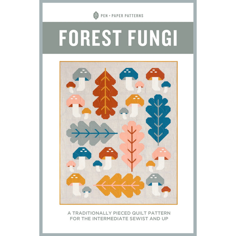 Forest Fungi Quilt | Paper Pattern