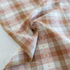 Daisy Plaid in Rose Gold | Golden Hour