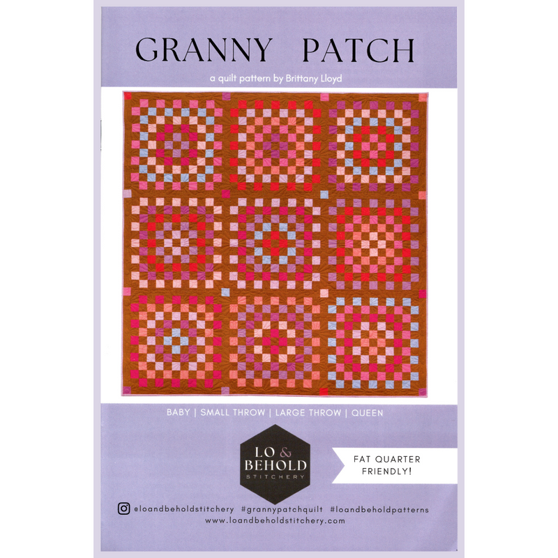 Paper Patch Patterns Granny Patch Quilt | Paper Pattern – Ollie Fabrics