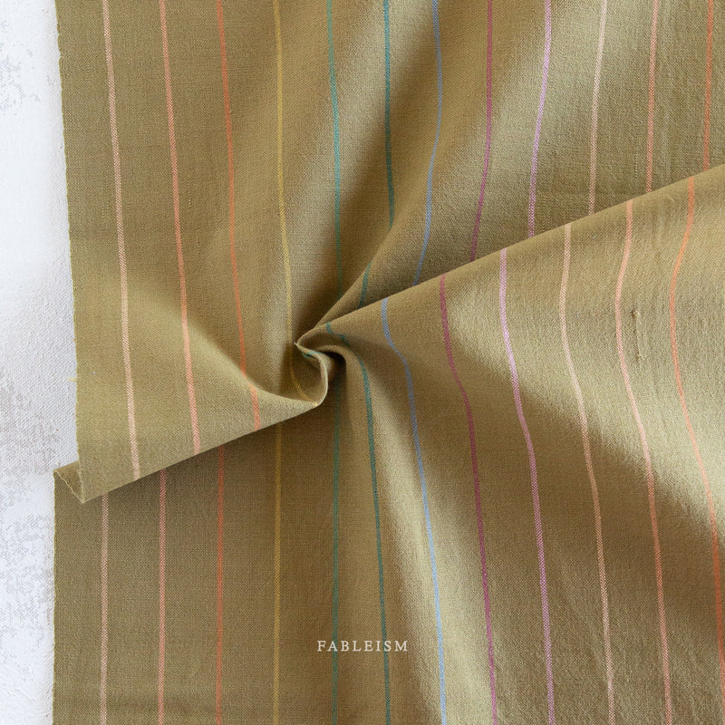 ** Coming Soon ** Skinny Stripe in Clover | Lucky Loom