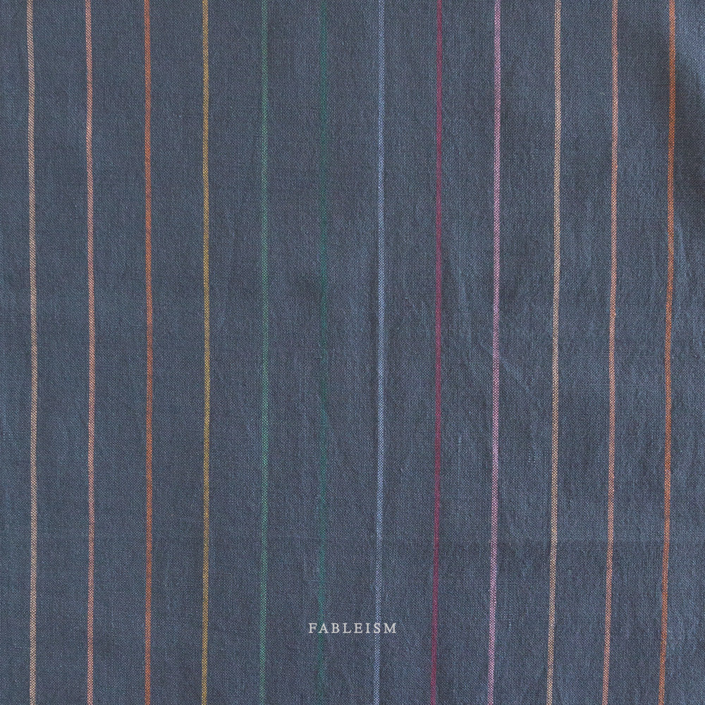 ** Coming Soon ** Skinny Stripe in Dark Rainbow | Lucky Loom