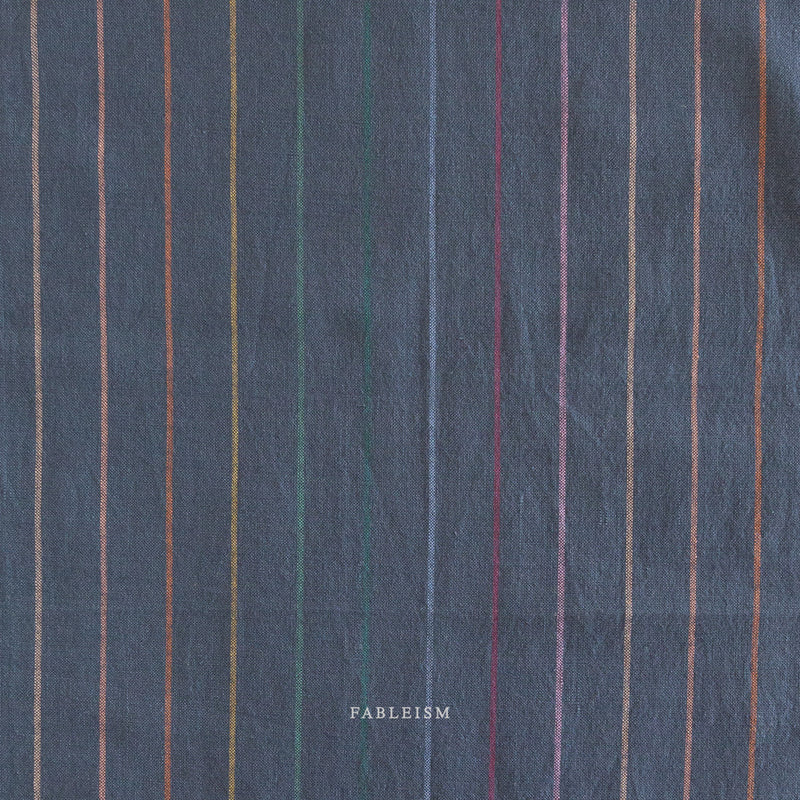 ** Coming Soon ** Skinny Stripe in Dark Rainbow | Lucky Loom