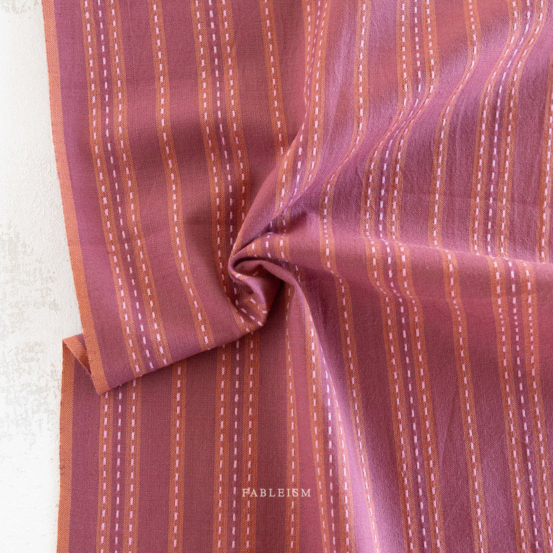 ** Coming Soon ** Stitch Stripe in Blackberry | Lucky Loom
