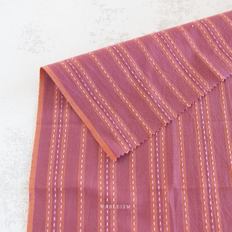 ** Coming Soon ** Stitch Stripe in Blackberry | Lucky Loom