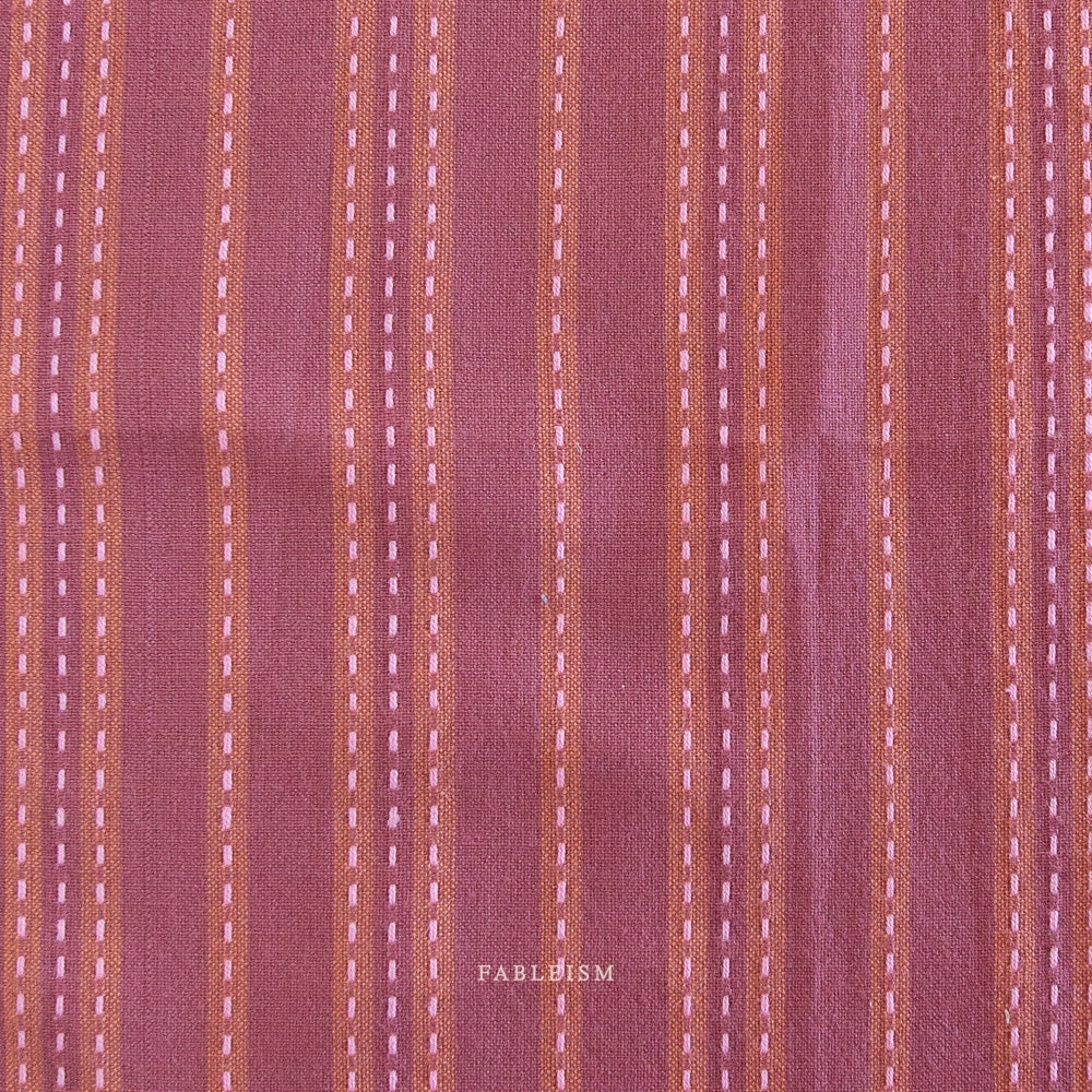 ** Coming Soon ** Stitch Stripe in Blackberry | Lucky Loom