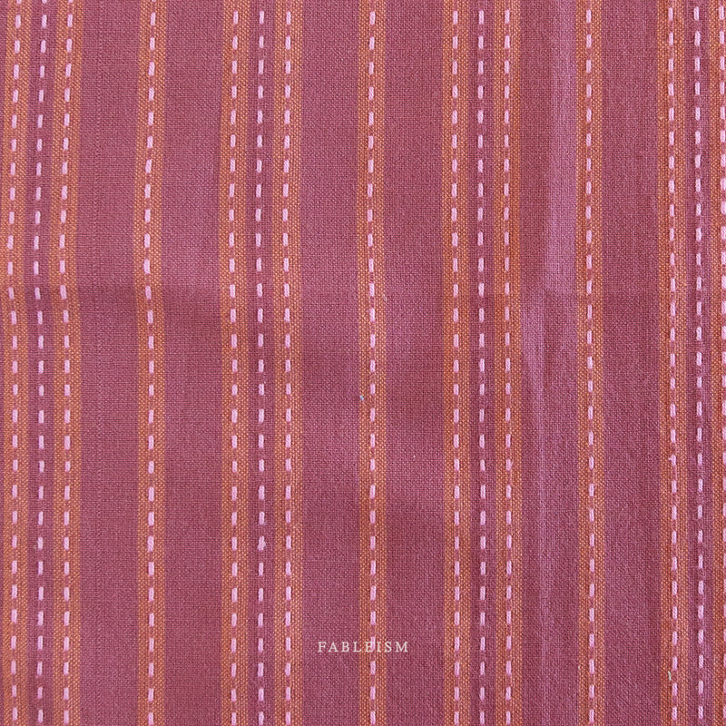 ** Coming Soon ** Stitch Stripe in Blackberry | Lucky Loom