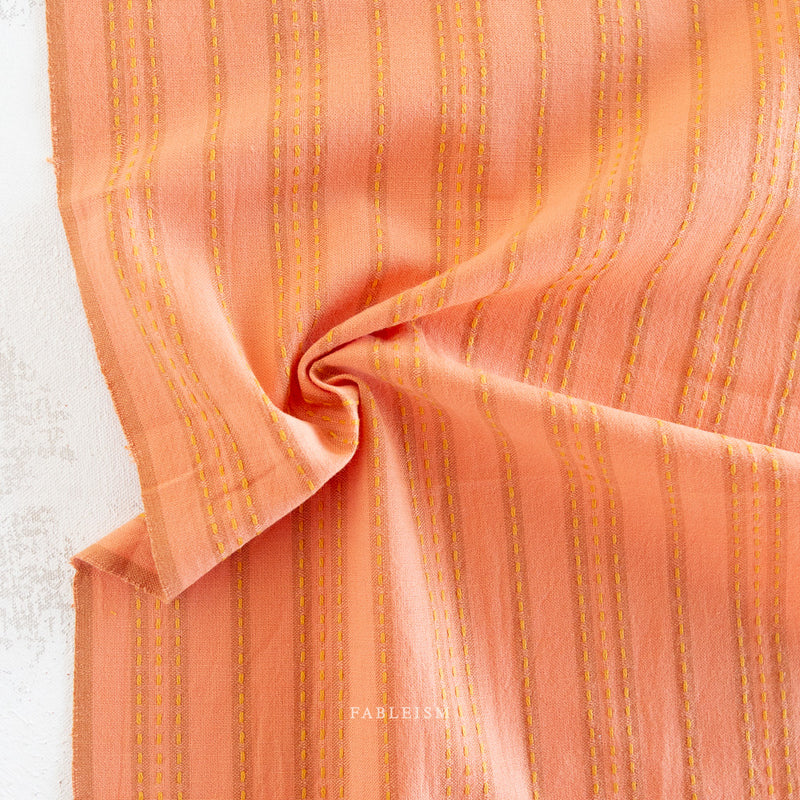 ** Coming Soon ** Stitch Stripe in Ginger | Lucky Loom