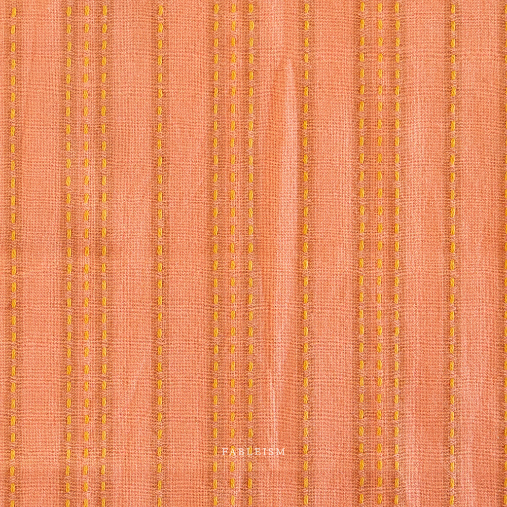 ** Coming Soon ** Stitch Stripe in Ginger | Lucky Loom
