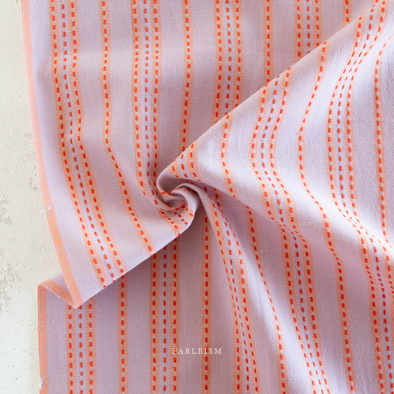** Coming Soon ** Stitch Stripe in Lavender | Lucky Loom