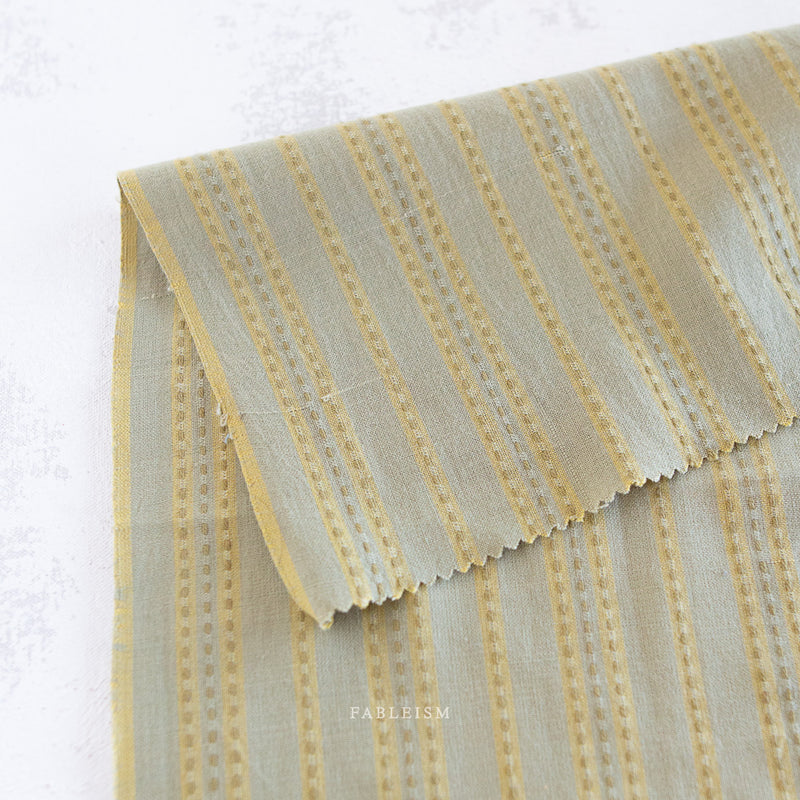 ** Coming Soon ** Stitch Stripe in Sage | Lucky Loom