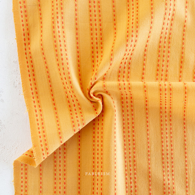 ** Coming Soon ** Stitch Stripe in Tumeric | Lucky Loom