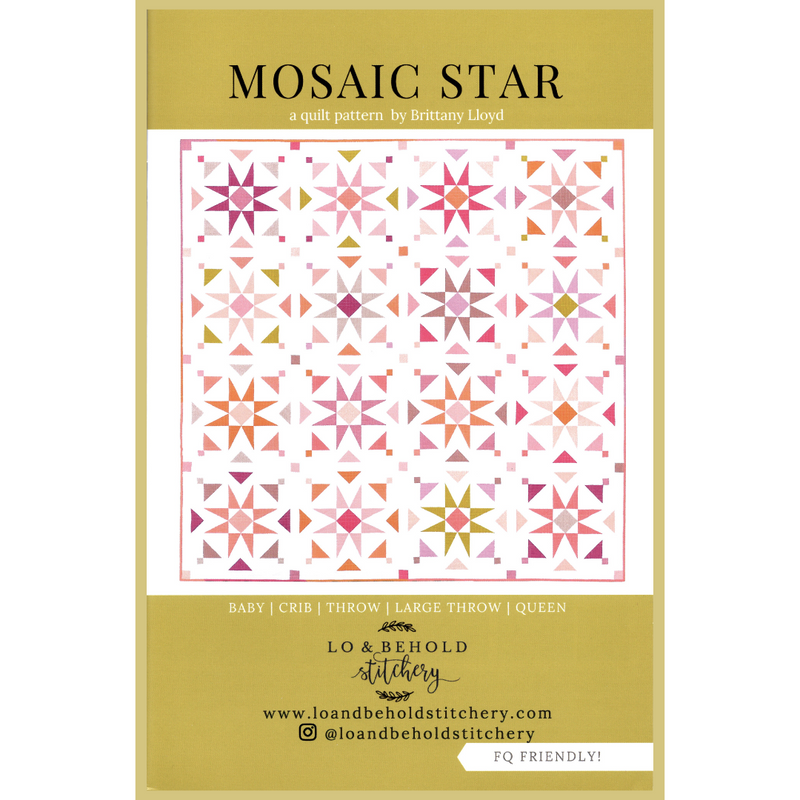 Mosaic Star Quilt | Paper Pattern