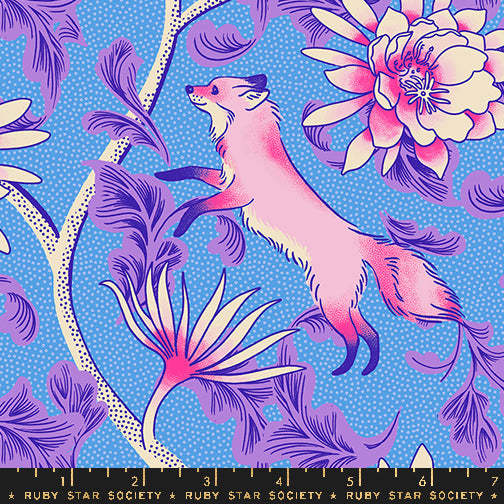 *Coming Soon*  Fox Bloom in Lindley Blue | Glow Garden