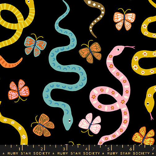 *Coming Soon*  Garden Snake in Black | Ooh Lucky Lucky