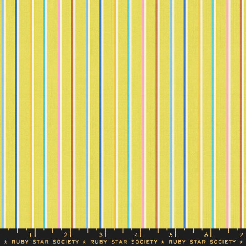 *Coming Soon*  Sketch Stripe in Citron Twist Weave | Warp & Weft Ooh Lucky Lucky