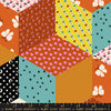 Tumbling Blocks in Caramel | Ooh Lucky Lucky