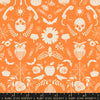 Creepy Damask in Pumpkin | Good Spirits