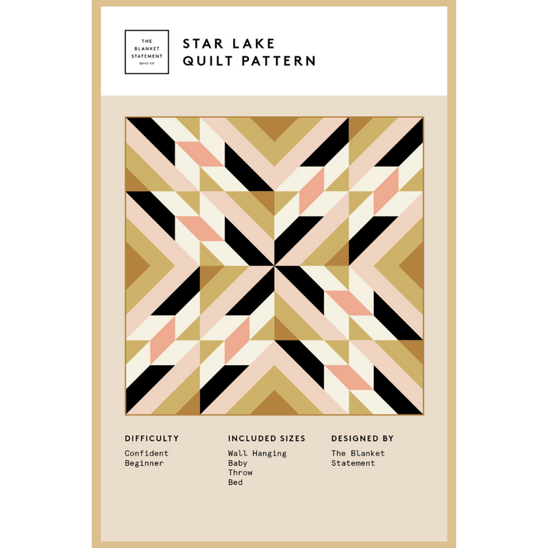 Star Lake Quilt | Paper Pattern