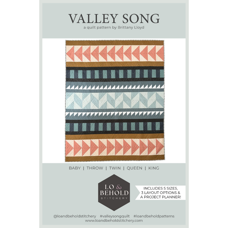 Valley Song Quilt | Paper Pattern