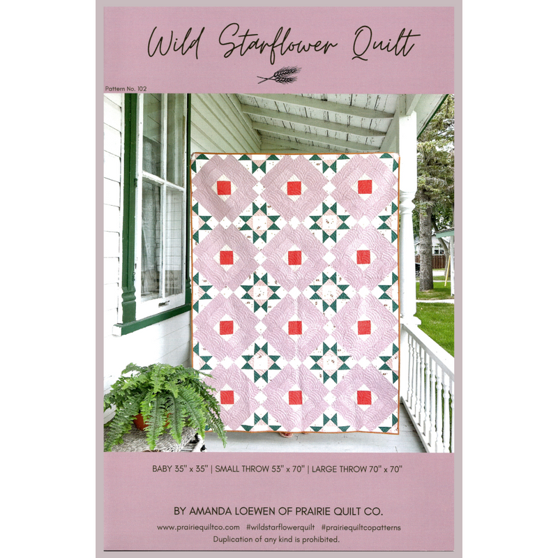 Wild Starflower Quilt | Paper Pattern