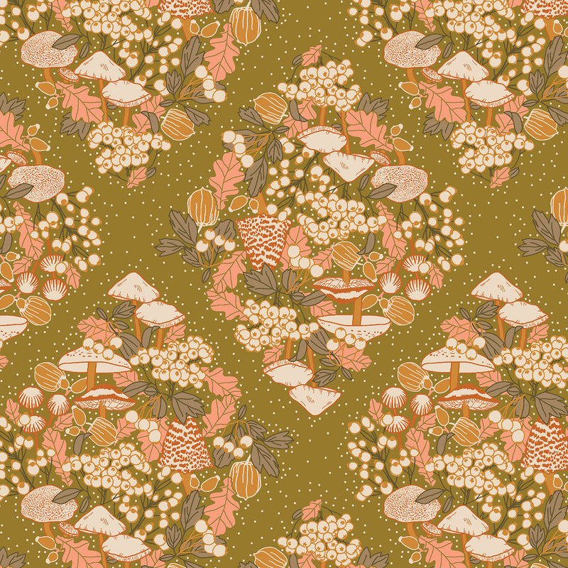 Magic Forest in Olive Moss | Fall's Enchantment