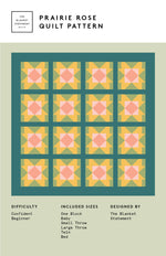 Prairie Rose Quilt | Paper Pattern