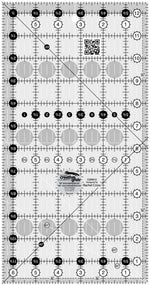 Creative Grids Quilt Ruler 6-1/2 x 12-1/2 inch